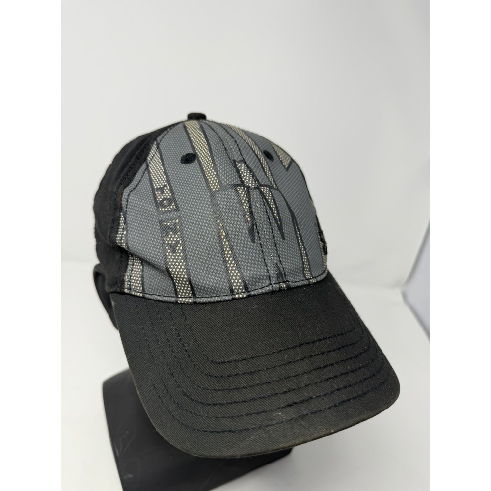 Y2K‎ Tony Hawk Hat Skull Strapback Black Gray Skate Cap OSFA VTG